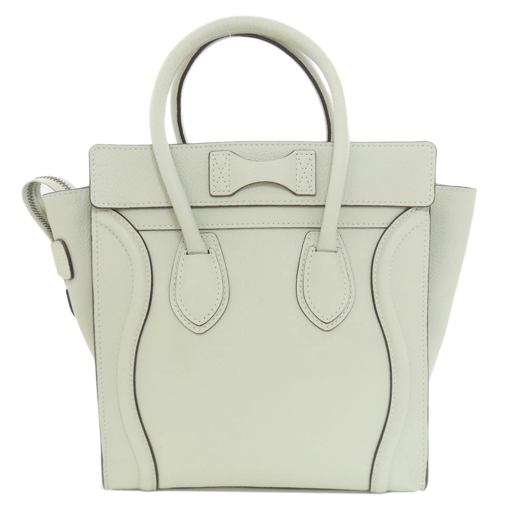 Celine Luggage Handbag Calfskin Black